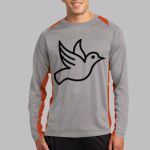 Long Sleeve Heather Colorblock Contender ™ Tee Thumbnail
