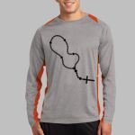 Long Sleeve Heather Colorblock Contender ™ Tee Thumbnail