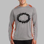 Long Sleeve Heather Colorblock Contender ™ Tee Thumbnail