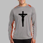 Long Sleeve Heather Colorblock Contender ™ Tee Thumbnail