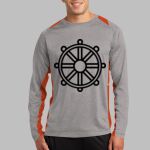 Long Sleeve Heather Colorblock Contender ™ Tee Thumbnail