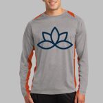 Long Sleeve Heather Colorblock Contender ™ Tee Thumbnail