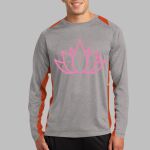 Long Sleeve Heather Colorblock Contender ™ Tee Thumbnail