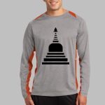 Long Sleeve Heather Colorblock Contender ™ Tee Thumbnail