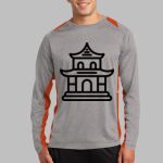 Long Sleeve Heather Colorblock Contender ™ Tee Thumbnail