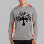 Long Sleeve Heather Colorblock Contender ™ Tee Thumbnail