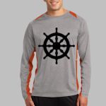 Long Sleeve Heather Colorblock Contender ™ Tee Thumbnail