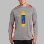 Long Sleeve Heather Colorblock Contender ™ Tee Thumbnail