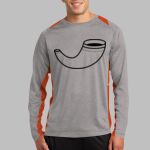 Long Sleeve Heather Colorblock Contender ™ Tee Thumbnail