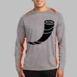 Long Sleeve Heather Colorblock Contender ™ Tee Thumbnail