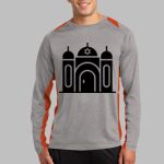 Long Sleeve Heather Colorblock Contender ™ Tee Thumbnail