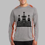 Long Sleeve Heather Colorblock Contender ™ Tee Thumbnail