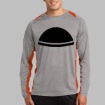 Long Sleeve Heather Colorblock Contender ™ Tee Thumbnail