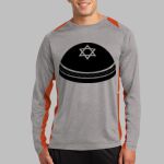 Long Sleeve Heather Colorblock Contender ™ Tee Thumbnail