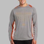 Long Sleeve Heather Colorblock Contender ™ Tee Thumbnail
