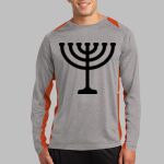 Long Sleeve Heather Colorblock Contender ™ Tee Thumbnail