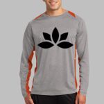 Long Sleeve Heather Colorblock Contender ™ Tee Thumbnail