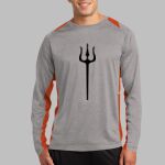 Long Sleeve Heather Colorblock Contender ™ Tee Thumbnail