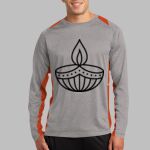 Long Sleeve Heather Colorblock Contender ™ Tee Thumbnail