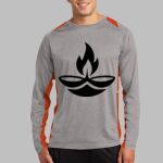 Long Sleeve Heather Colorblock Contender ™ Tee Thumbnail