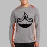 Long Sleeve Heather Colorblock Contender ™ Tee Thumbnail