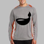 Long Sleeve Heather Colorblock Contender ™ Tee Thumbnail