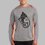 Long Sleeve Heather Colorblock Contender ™ Tee Thumbnail