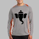 Long Sleeve Heather Colorblock Contender ™ Tee Thumbnail