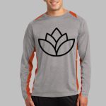 Long Sleeve Heather Colorblock Contender ™ Tee Thumbnail