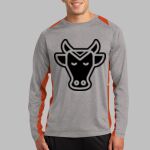 Long Sleeve Heather Colorblock Contender ™ Tee Thumbnail