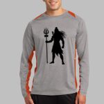 Long Sleeve Heather Colorblock Contender ™ Tee Thumbnail