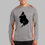 Long Sleeve Heather Colorblock Contender ™ Tee Thumbnail
