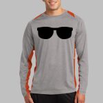 Long Sleeve Heather Colorblock Contender ™ Tee Thumbnail