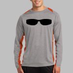 Long Sleeve Heather Colorblock Contender ™ Tee Thumbnail