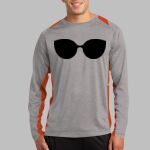 Long Sleeve Heather Colorblock Contender ™ Tee Thumbnail