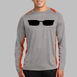 Long Sleeve Heather Colorblock Contender ™ Tee Thumbnail