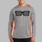 Long Sleeve Heather Colorblock Contender ™ Tee Thumbnail