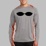 Long Sleeve Heather Colorblock Contender ™ Tee Thumbnail