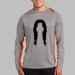 Long Sleeve Heather Colorblock Contender ™ Tee Thumbnail