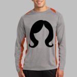 Long Sleeve Heather Colorblock Contender ™ Tee Thumbnail