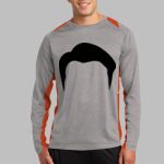 Long Sleeve Heather Colorblock Contender ™ Tee Thumbnail