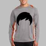 Long Sleeve Heather Colorblock Contender ™ Tee Thumbnail