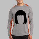 Long Sleeve Heather Colorblock Contender ™ Tee Thumbnail