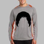 Long Sleeve Heather Colorblock Contender ™ Tee Thumbnail