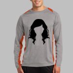 Long Sleeve Heather Colorblock Contender ™ Tee Thumbnail