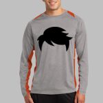 Long Sleeve Heather Colorblock Contender ™ Tee Thumbnail