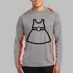 Long Sleeve Heather Colorblock Contender ™ Tee Thumbnail