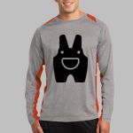 Long Sleeve Heather Colorblock Contender ™ Tee Thumbnail