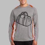Long Sleeve Heather Colorblock Contender ™ Tee Thumbnail