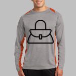 Long Sleeve Heather Colorblock Contender ™ Tee Thumbnail
